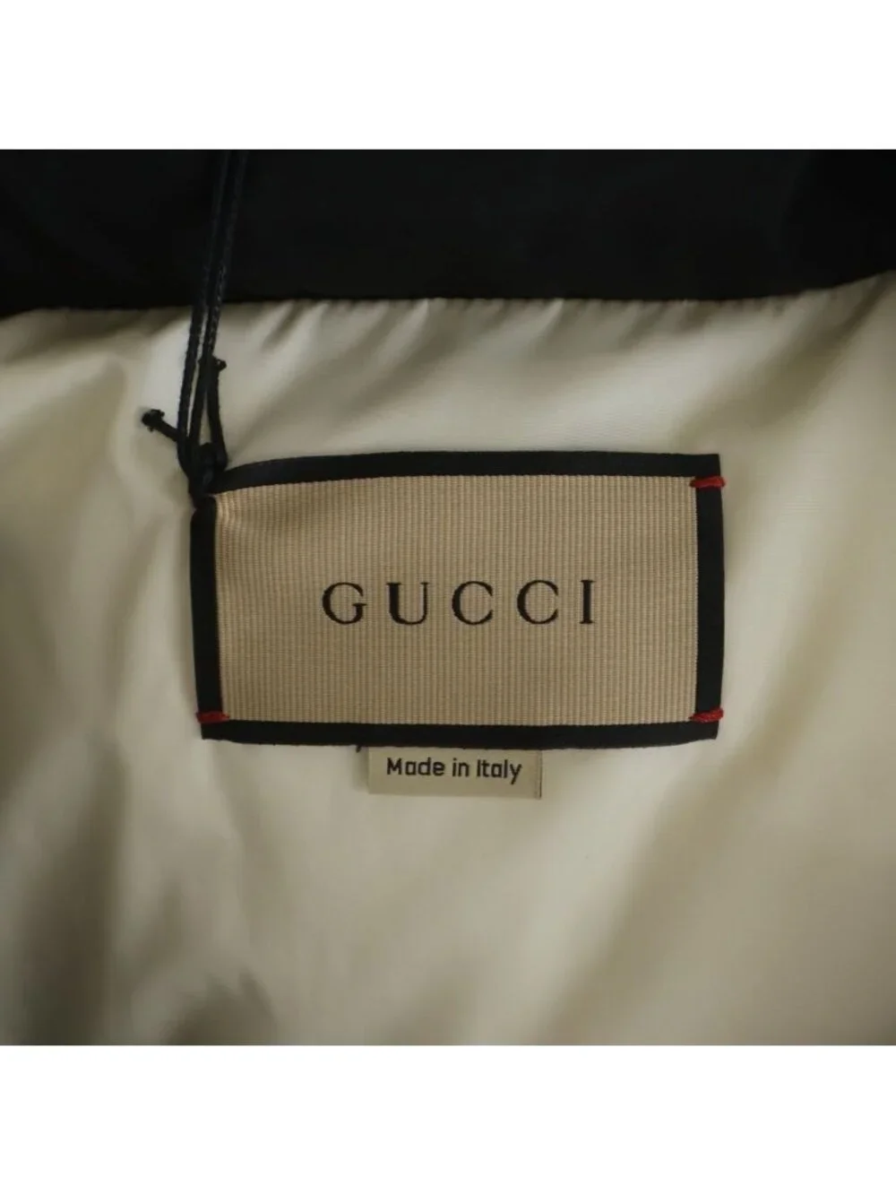 Gucci GG Cotton Canvas Down Vest Beige 36